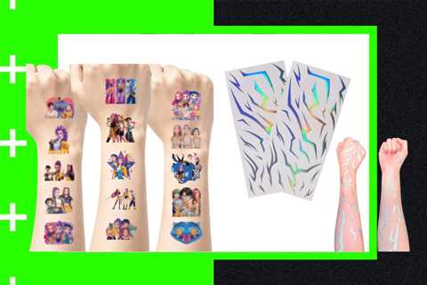 These ‘KPop Demon Hunters’ Temporary Tattoos Let You Rep Your Favorite Characters and Display..