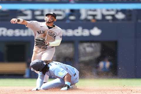 Jose Caballero delivers needed Yankees spark in rare start over slumping Jazz Chisholm Jr.