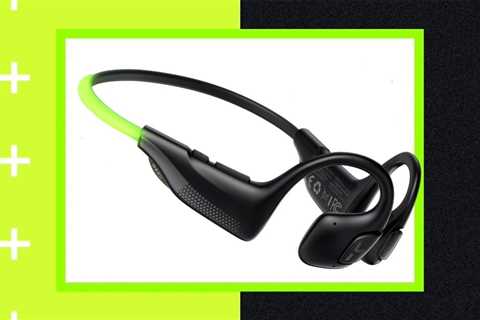These $32 Running Headphones Light Up at Night to Keep You Safe On Your Evening Walk or Run
