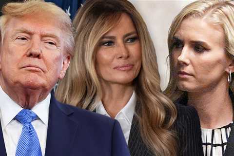 Donald Trump Joined by Melania and Natalie Harp at Freedom 250 Grand Prix
