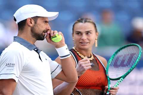 Aryna Sabalenka, Novak Djokovic go down in US Open mixed doubles in stunner