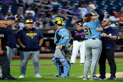 Dustin May exits start against Mets after getting hit by first-pitch comebacker in scary scene