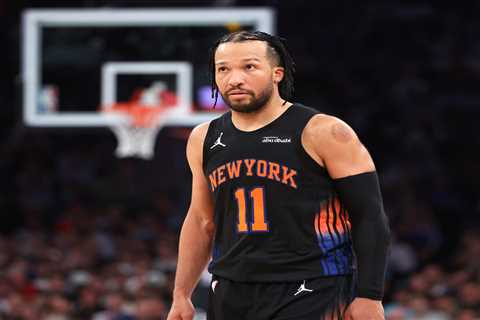 NYC artist shocks Jalen Brunson with astonishingly realistic portrait of the Knicks star — using..