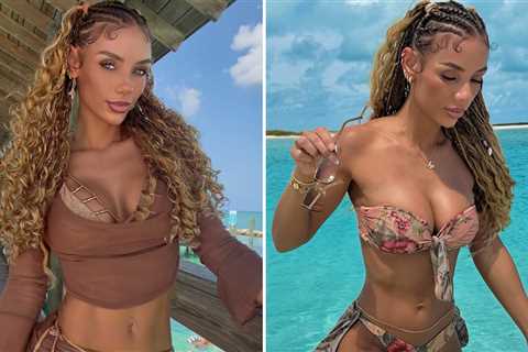 Jena Frumes' Dazzles in Her Teeny Bikinis In the Bahamas