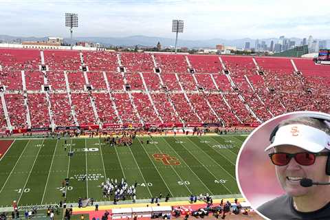 USC coach Lincoln Riley rails against ‘false narrative’ over attendance
