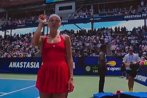 Anastasia Potapova responds to’bye bye’ accusation at US Open