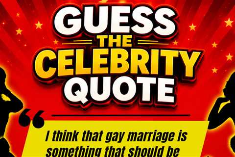Guess The A-List Actor Who Weighed In On Gay Marriage