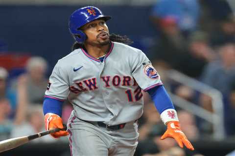 Mets hold on to win crazy offensive shootout to sweep Marlins ahead of Subway Series clash vs...