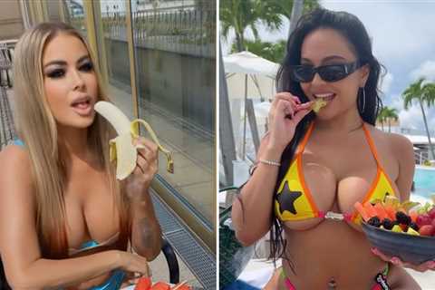 Carmen Electra vs. Stella Hudgens Who'd You Rather?! Fruity Females