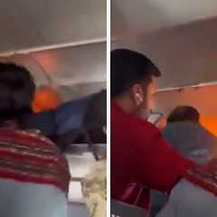 Fire Ignites On IndiGo Airlines Flight, Passengers Panic in Terrifying Video