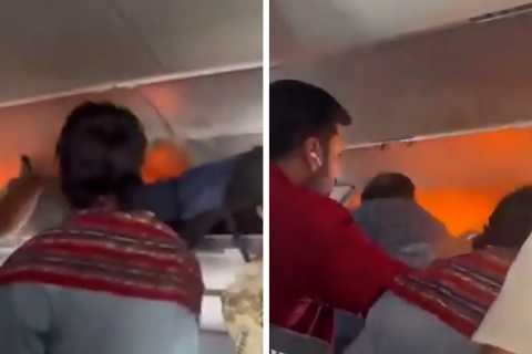 Fire Ignites On IndiGo Airlines Flight, Passengers Panic in Terrifying Video