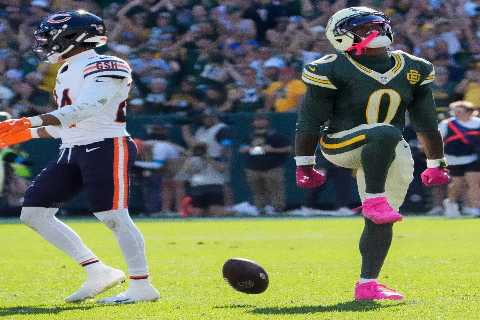 Bears kicker Cairo Santos attempted cheap shot on Packers’ Matthew Golden as rivalry heats up